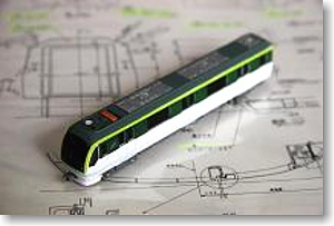 Fukuoka City Subway Nanakuma Line Series 3000 Dicast Model Top Car (Trailer) (1-Car) (Model Train)