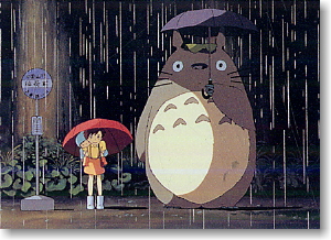 Totoro Rainy Bus Stop (Anime Toy)
