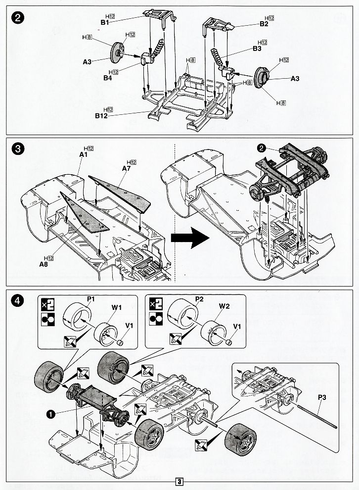 フェラーリ F355 ワールドツアー (プラモデル) 設計図2