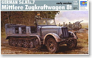 German Sd.kfz.7 8t Half-track Early Type (Plastic model)