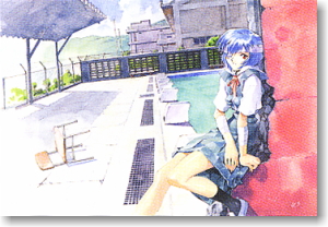 Evangelion After-school Rei (Anime Toy)