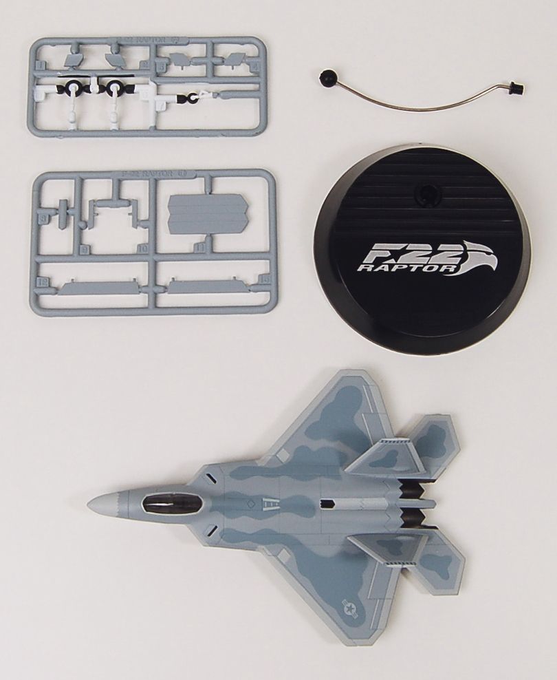 現用機コレクションDX 第1弾 最強の猛禽 F-22A ラプター (プラモデル) 商品画像1