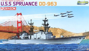 アメリカ海軍 駆逐艦 スプルーアンス DD-963 (プラモデル)