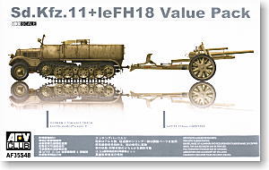 Sd.Kfz.11+leFH18 Value Pack (Plastic model)