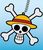 One-Piece Pirate Flag Rubber Key Holder (Anime Toy) Item picture2