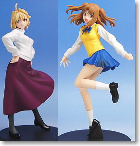 MELTY BLOOD EX Figure Arcueid & Yuduka Satsuki 2 Pieces (Arcade Prize)