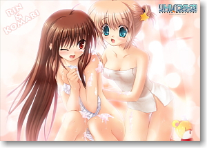 Little Busters! Rin & Komari Bath Poster (Anime Toy)