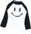 Smile Print T-Shirt (Black/White) (Fashion Doll) Item picture1