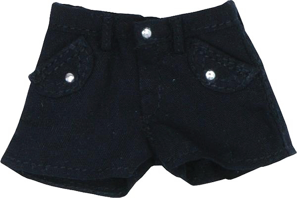 Short Pants (Black) (Fashion Doll) Item picture1
