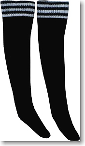 Line High Sox (Black/White) (Fashion Doll)