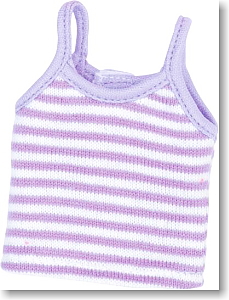 Border Camisole (Purple/White) (Fashion Doll)