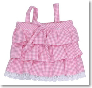 Check Camisole (Pink Gingham) (Fashion Doll)