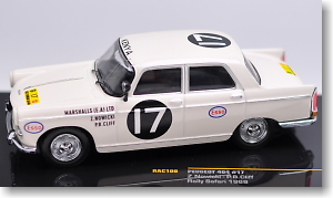 プジョー 404 1968年サファリラリー優勝 ドライバー:N.ノウッキー (No.17) (ミニカー)