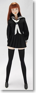Knee High Sox / Length : Thigh (Black) (Fashion Doll)