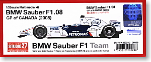 BMW Sauber F1.08 GP of CANADA (レジン・メタルキット)