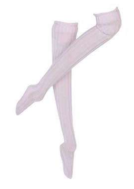Over knee Rib Socks (Pink) (Fashion Doll) Item picture1