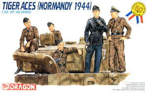 WW.II ドイツ武装親衛隊 戦車兵 タイガーエース ノルマンディ1944 (プラモデル)