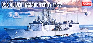 アメリカ海軍 ミサイルフリゲート艦 FFG-7 オリバー・ハザード・ペリー (プラモデル)