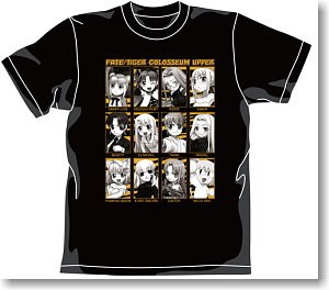 Tiger Colosseum Upper T-shirt Black M (Anime Toy)