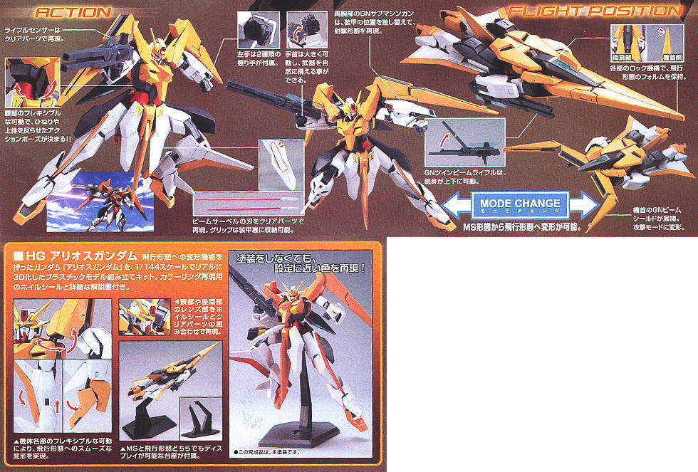 アリオスガンダム (HG) (ガンプラ) 商品画像3