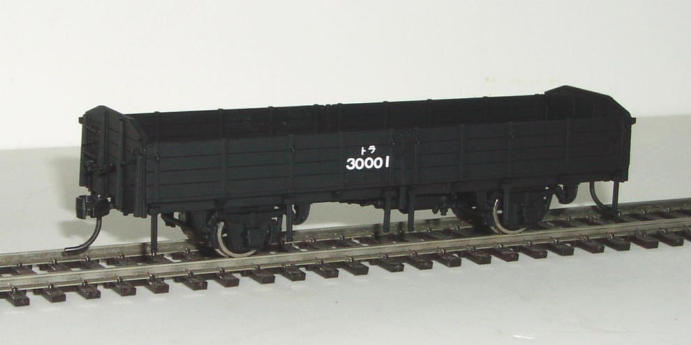 16番(HO) 【 12-1 】 国鉄 トラ30000 (2両・組み立てキット) (鉄道模型) 商品画像1