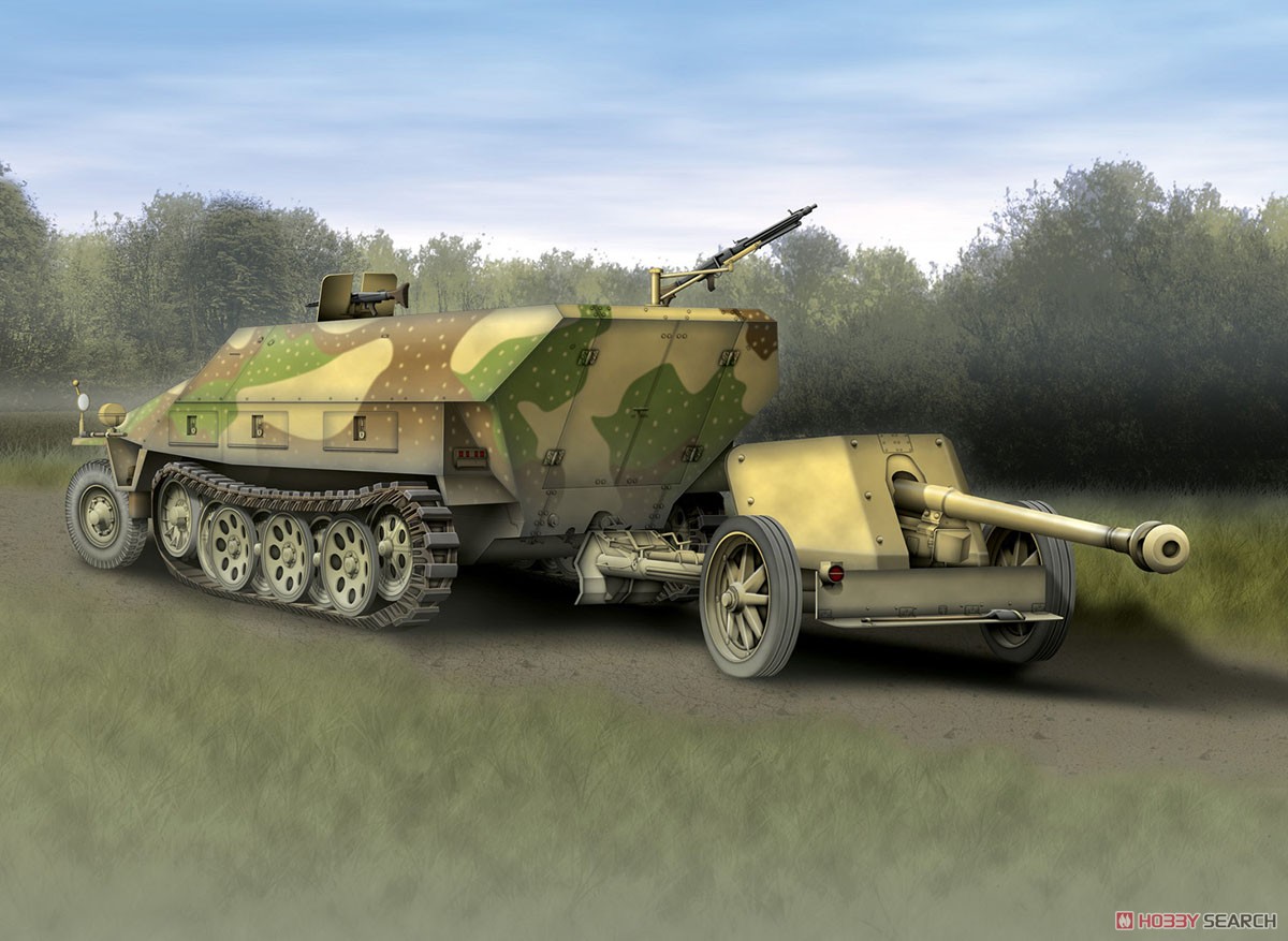 WW.II ドイツ軍 Sd.Kfz.251/1 Ausf.D & 7.5cm対戦車砲 PaK40 (プラモデル) その他の画像1