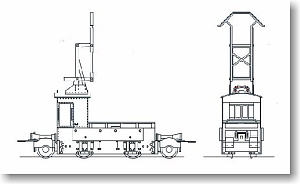 Kusakaru Electric Railway Electric Locomotive Type Deki 12-16 (Unassembled Kit) (Model Train)