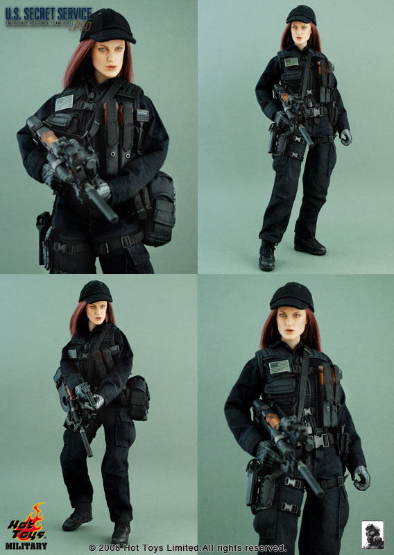 アメリカ合衆国 シークレットサービス 緊急対応部隊 女性隊員(Ｐ90サブマシンガン付属) 商品画像3