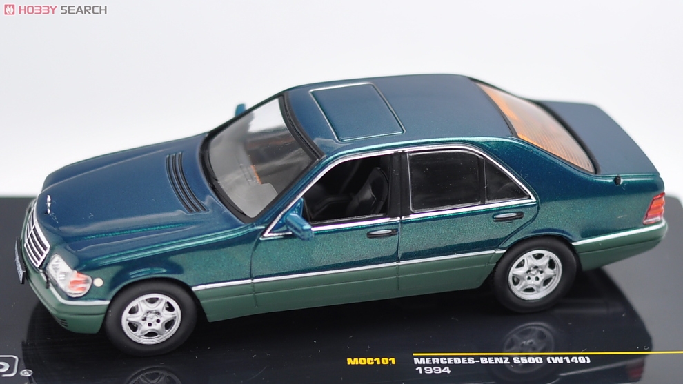 メルセデス・ベンツ S500 (W140) (1994) (グリーン) (ミニカー) 商品画像1