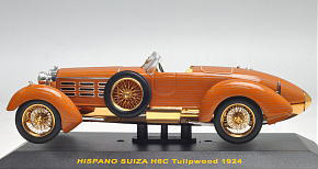 イスパノ スイーザ H6 “チューリップウッド” (1924) (ウッドイフェクト) (ブラウン) (ミニカー)