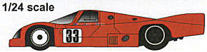 ポルシェ962C TAKEFUJI LM1989/90 (レジン・メタルキット)