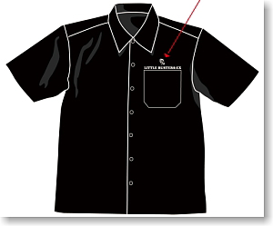 Little Busters! Ecstasy Kudryavka Work Shirt Black M (Anime Toy)
