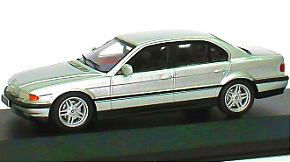 BMW 7シリーズ フェイスリフト (E38) (チタニウムシルバー) (ミニカー)