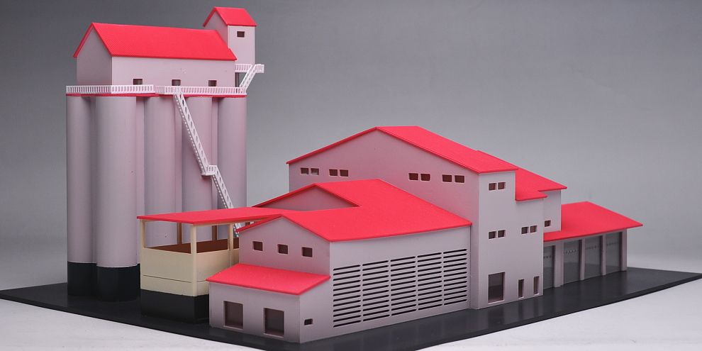 農業倉庫(米原付近バージョン) (鉄道模型) 商品画像2
