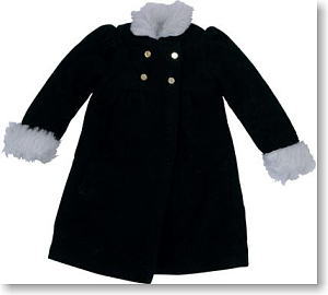 Dawley Coat with Boa (Black) (Fashion Doll)