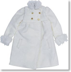 Dawley Coat with Boa (White) (Fashion Doll)