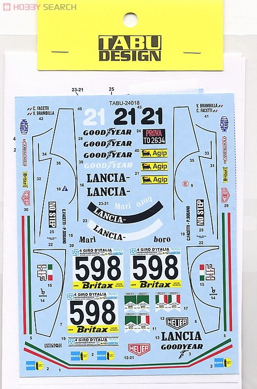 Stratos Turbo ＃598 Giro de Italia 1976 (デカール) 商品画像1