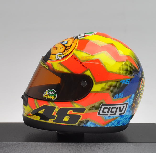 AGV ヘルメット V. ロッシ GP 200CCM 2001 (ミニカー) 商品画像3