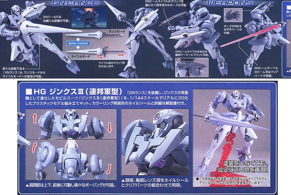 ジンクスIII (地球連邦型) (HG) (ガンプラ) 商品画像1