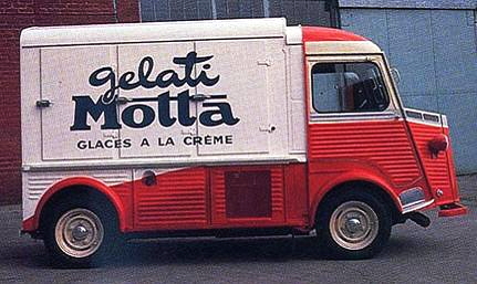 シトロエン タイプH (1962) 「GELATI MOTTA」 (オープンウインドウ) (ホワイト/ブラウン) (ミニカー) その他の画像1