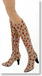 Long Boots 2 (Dalmatian/Beige) (Fashion Doll)