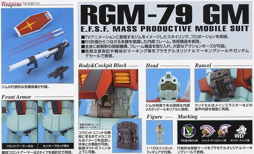 RGM-79 ジム Ver.2.0 (MG) (ガンプラ) 商品画像2
