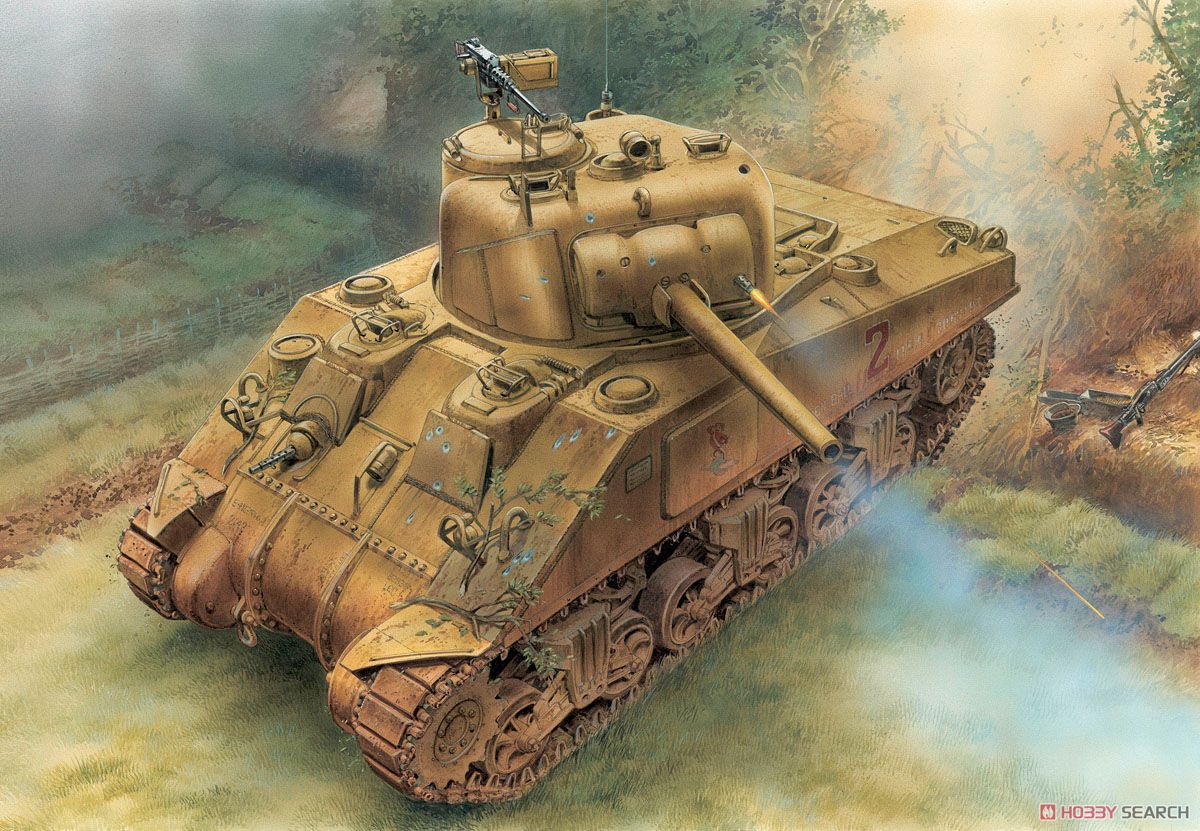 M4シャーマン中戦車 75mm砲搭載型 `ノルマンディ上陸作戦` (プラモデル) その他の画像1