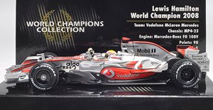 ボーダフォン マクラーレン メルセデス MP4/23 ルイス・ハミルトン ブラジルGP 2008 ワールドチャンピオン (ミニカー)