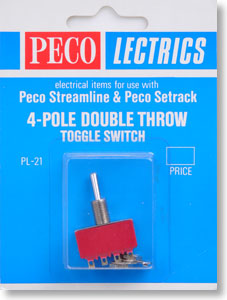 4-Pole Double Throw Switch (Model Train)