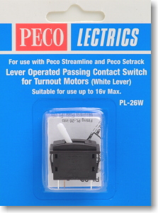 Passing Contact Switch (White Lever) (Model Train)