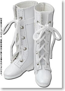 27cm Warrior Boots (White) (Fashion Doll)