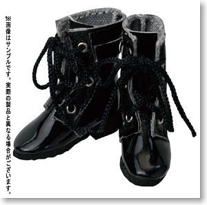 25cm Warrior Boots (Black) (Fashion Doll)