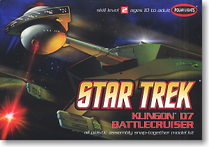 Star Trek The Original Series KlingonD7 Battle Cruiser (Plastic model)