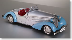 アウディ225 フロント ロードスター (1935) (ブルー/シルバー) (ミニカー)